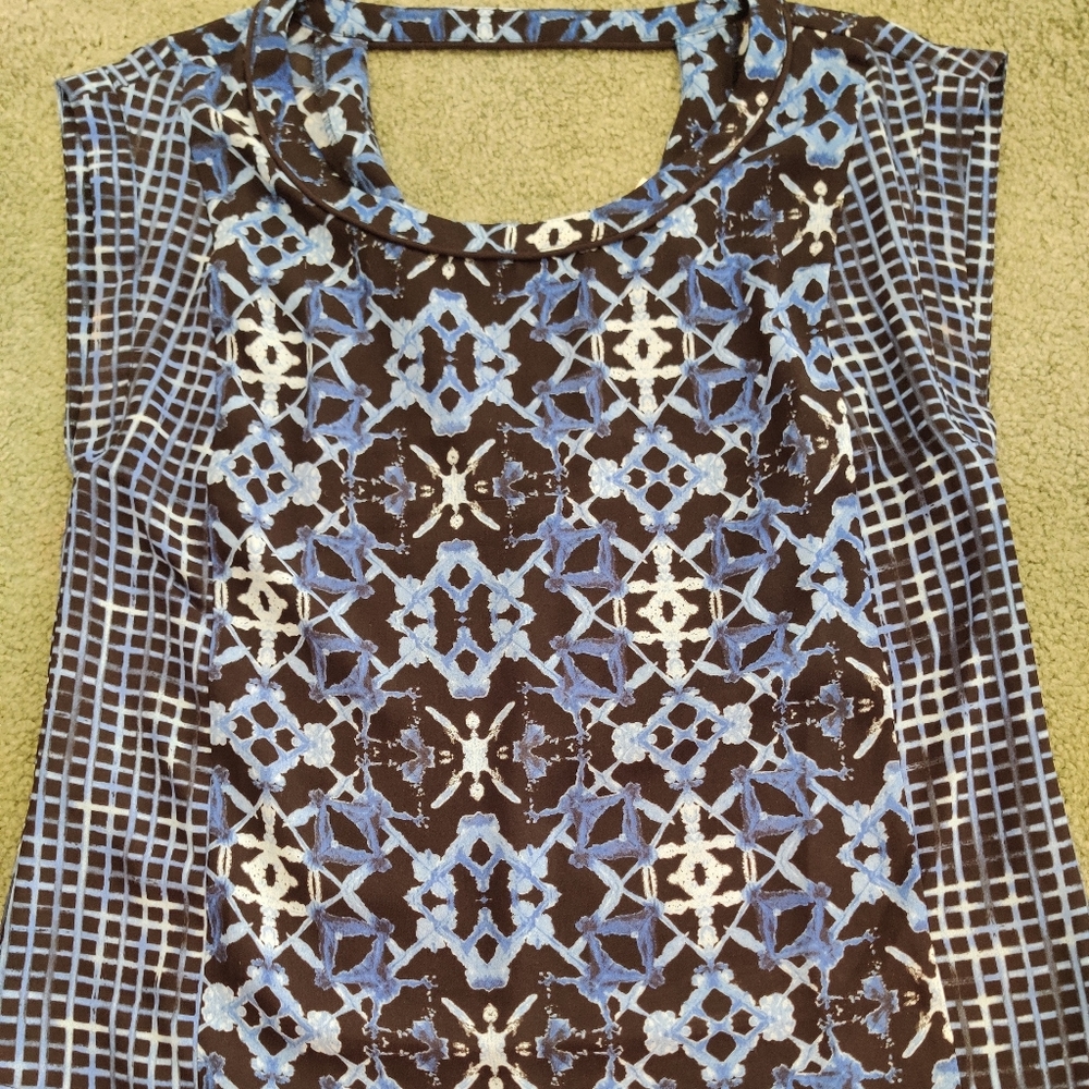 Cute Blue pattern top
